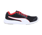 Puma mens Nocturnal Puma Black-Puma White-High Risk Red Running Shoe - 8 UK