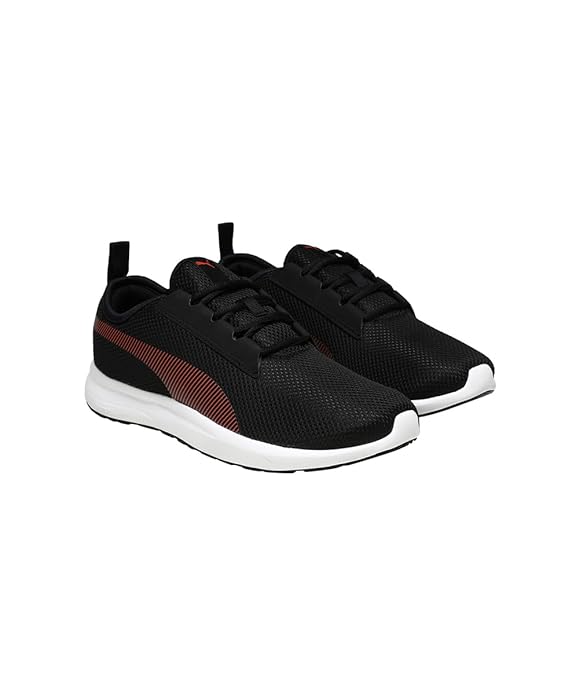 PUMA | Zeppelin Men's Shoes | Black-Cherry Tomato-White | 9UK
