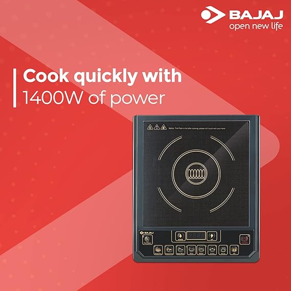 BAJAJ MAJESTY ICX 3 1400-WATT INDUCTION COOKER (BLACK)