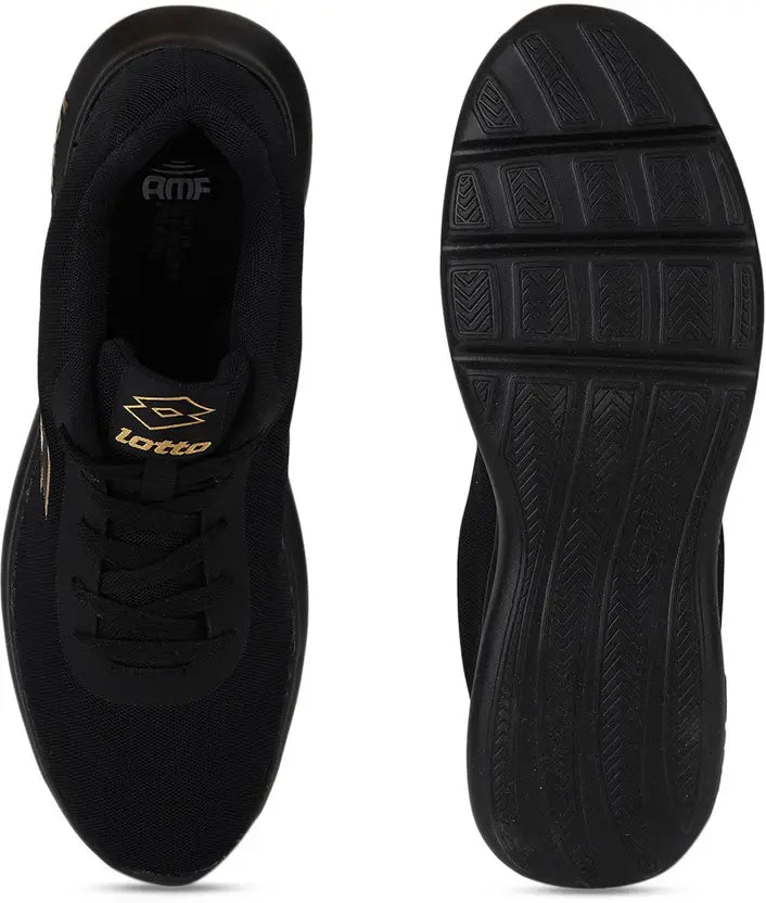 LOTTO  VICTR AMF Running Shoes For Men  (Black , 9)