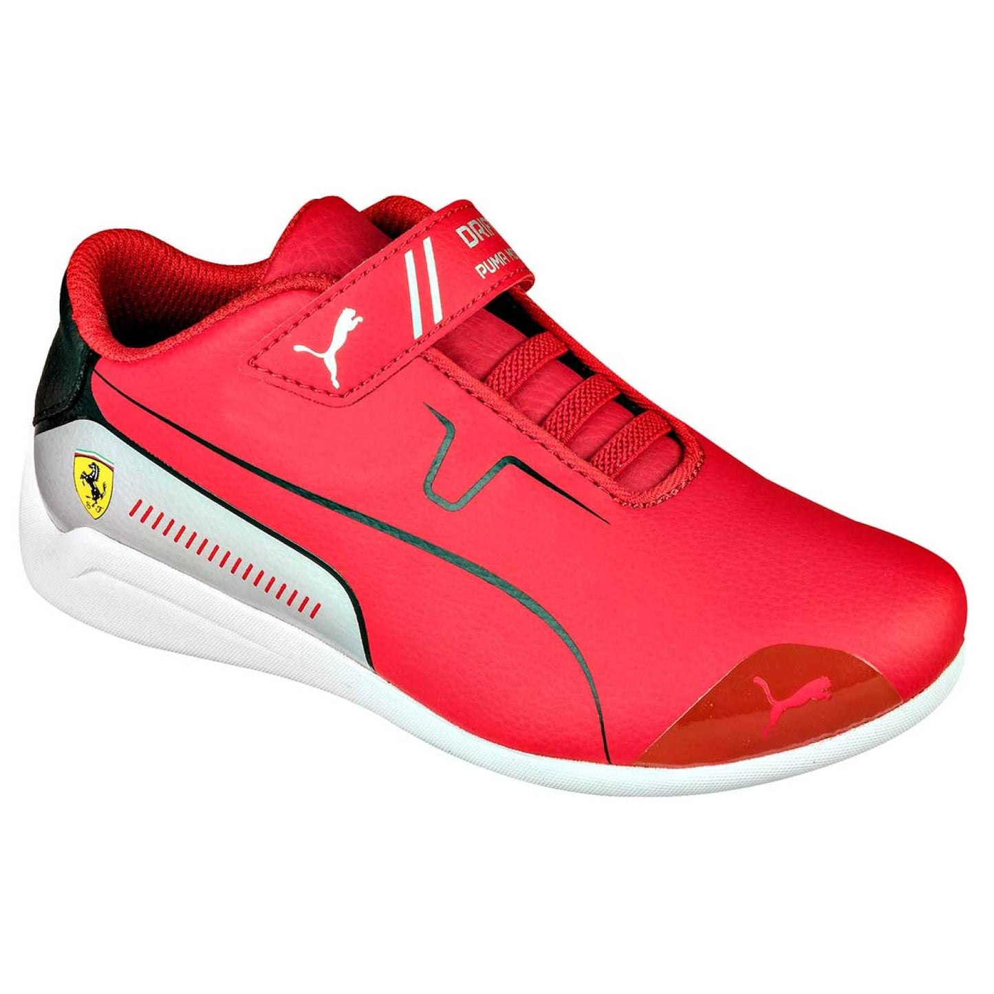 Puma Unisex-Kids' SF Drift Cat 8 V PS Sneaker( Rosso corsa Puma Black , 2 UK )