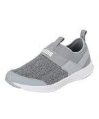 Puma Mens Knit V3 Quarry-Harbor Mist-Puma White Walking Shoe-8 UK