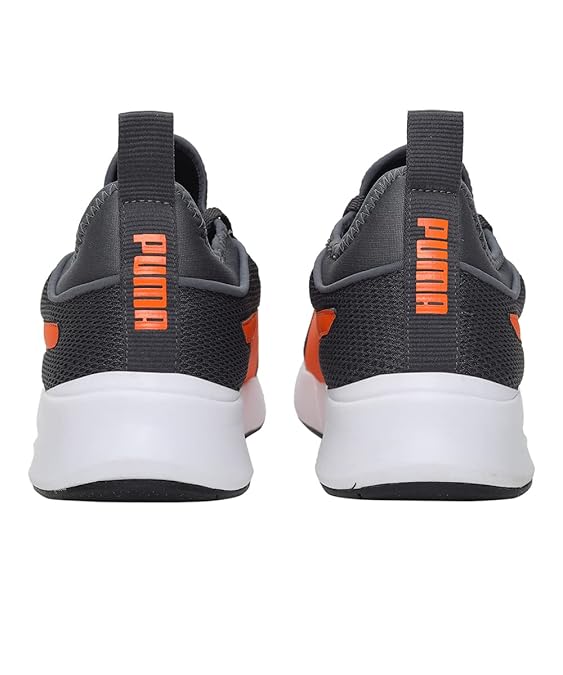 Puma Mens Noah Sneaker ( Asphalt-Vibrant Orange , 7 )