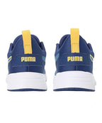 Puma Unisex-Child Flyer Flex Jr Blazing Blue-Lake Blue White Sneaker - 3 UK