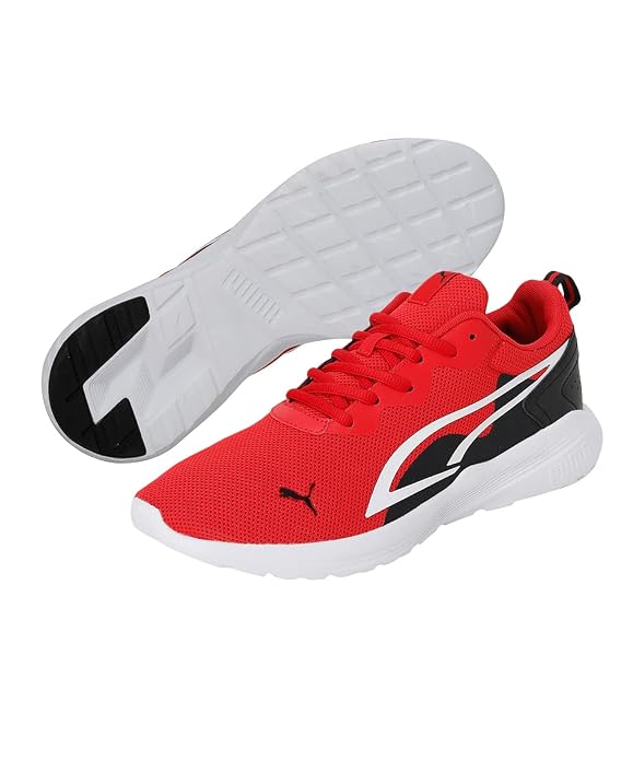 Puma Unisex-Adult All-Day Active High Risk Red-White-Black Walking Shoe - 10 UK