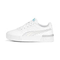 Puma Girls Carina 2.0 Mermaid Pre-School White-Hero Blue-Silver Sneaker - 10UK