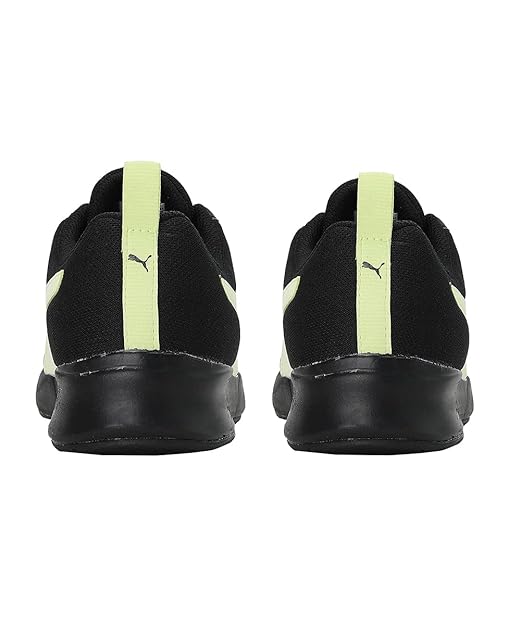 Puma Mens Ampi Black-Pistachio Running Shoe - 10 UK