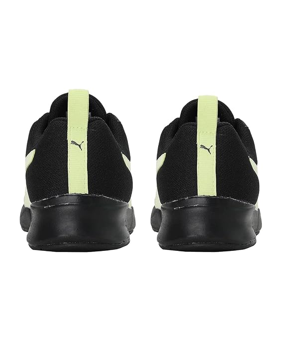 Puma Mens Ampi Black-Pistachio Running Shoe - 10 UK