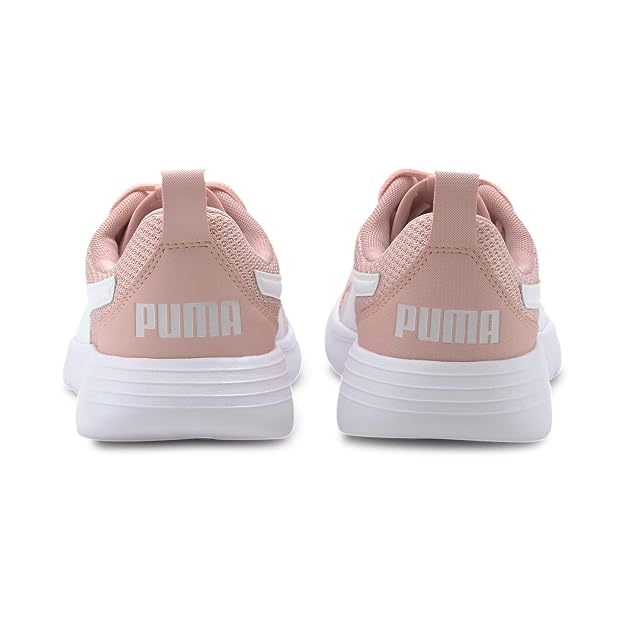 PUMA Unisex's Flex Renew Peachskin White Running Shoe, Peachskin-Puma White- 6 UK