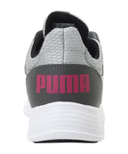 Puma Womens Cora WN's Black-Dark Shadow-Silver Sneaker - 4 UK