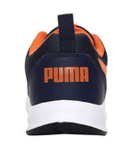 Puma Men Bruten Peacoat-Vibrant Orange-White Walking Shoe - 6 UK