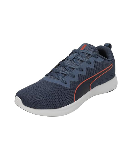 PUMA | SOFTRIDE Vital Engineered Mesh Men's Running Shoes | Inky Blue-Persian Blue-Hot Heat | 7UK