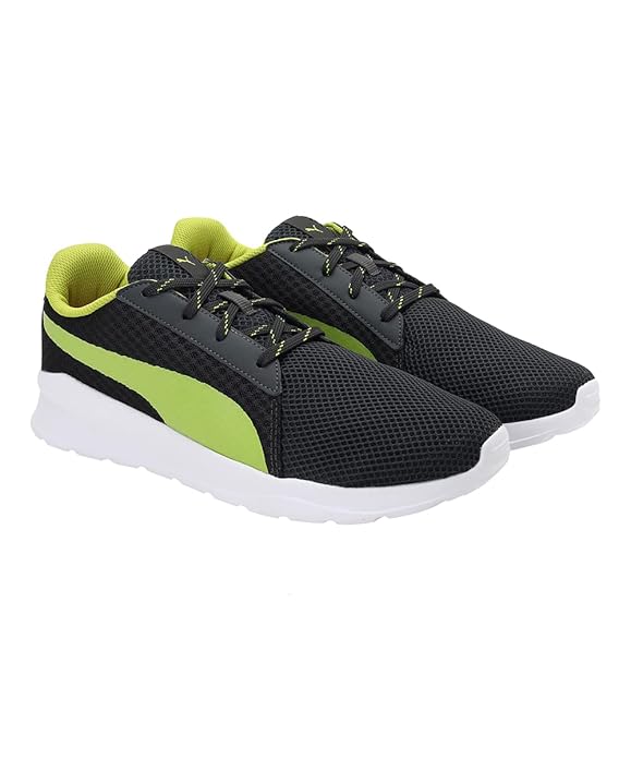 Puma Unisex-Adult Hampton Dark Shadow-Limepunch Walking Shoe- 8 UK