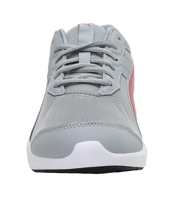 Puma Unisex-Adult Escaper Mesh Quarry-Flame Scarlet Sneaker - 11 UK