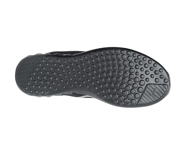 Puma mens Cario Puma Black-Ribbon Red Running Shoe - 6 UK