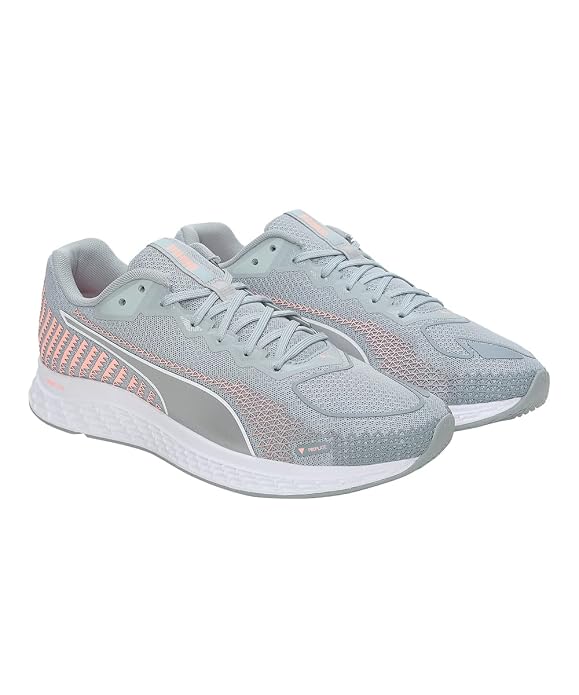 Puma Womens Speed Sutamina 2 WN's Running Shoe (  Quarry-Elektro Peach , 3 )