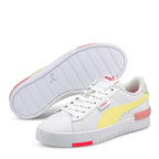PUMA Jada Blend Puma White-Soft Fluo Yellow 4 UK