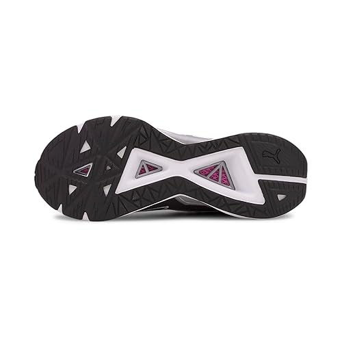 Puma womens UltraRide Wn's Puma Black-Metallic Silver Walking Shoe- 3 UK