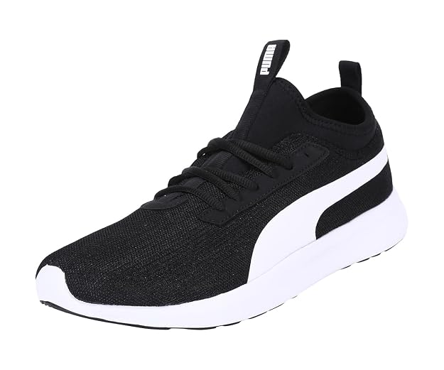 Puma Men Clasp Running Shoe ( Black , 7 )