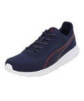 Puma mens Dazzler Peacoat-High Risk Red-White Running Shoe - 9 UK