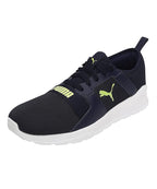 Puma Unisex-Adult Harold Peacoat-Limepunch Sneaker - 10 UK