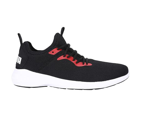 Puma Mens Corode Black-High Risk Red Walking Shoe - 9 UK