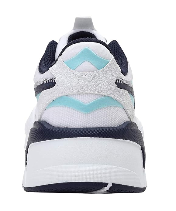 PUMA Unisex Adult RS-X³ Hard Drive  Sneaker  (White-Angel Blue , 3 UK )