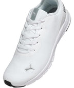 PUMA | Hustle V2 Men's Shoes | White-Quarry | 11UK
