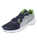 Puma Mens Wave V1 Peacoat-Quarry-Greenery Running Shoe - 6 UK