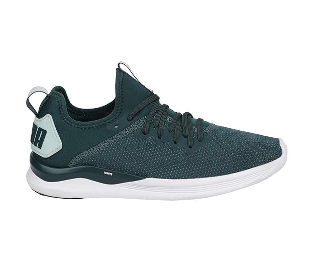 Puma womens IGNITE Flash evoKNIT SR Wn's Ponderosa Pine-Fair Aqua Running Shoe - 3.5 UK