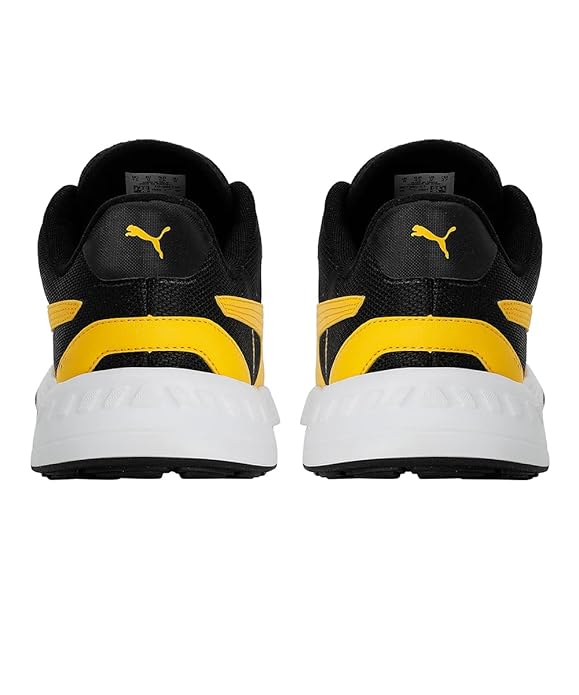 PUMA Unisex-Adult PL Tiburion Black-Lemon Chrome-White Sneaker - 7 UK