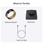 ULTRAHUMAN Ring AIR - Bionic Gold - Size 12 - Smart Ring | No Monthly Subscription | Size First with Sizing Kit | Sleep Tracking Wearable - Heart Rate - Fitness Tracker