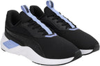 PUMA Lex Nova Shine Wn's womens Road Running Shoe (Black-Elektro Purple-White , 4 )