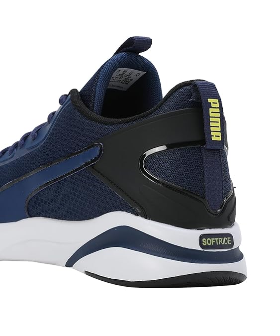 Puma Mens Softride Rift Runlyn Running Shoe ( Persian Blue-Black-Lemon Meringue , 8 )