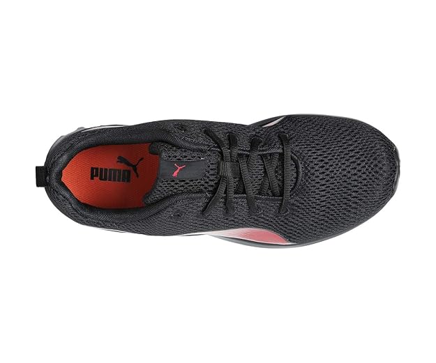 Puma mens Cario Puma Black-Ribbon Red Running Shoe - 6 UK