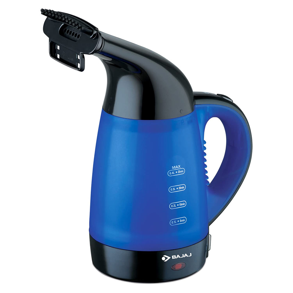 Bajaj GS1 600 Watt Garment Steamer Cum Kettle (Blue)