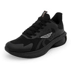 Red Tape Athleisure Shoes for Men |Cultured Round-Toe Shape & Cushioning Technology Black 9 UK