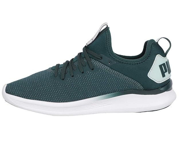 Puma womens IGNITE Flash evoKNIT SR Wn's Ponderosa Pine-Fair Aqua Running Shoe - 3.5 UK
