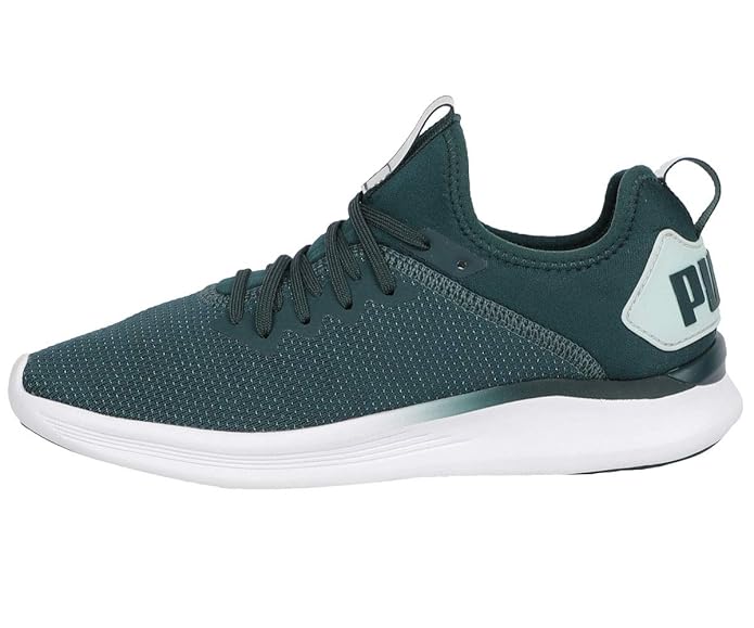 Puma womens IGNITE Flash evoKNIT SR Wn's Ponderosa Pine-Fair Aqua Running Shoe - 3.5 UK