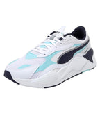 PUMA Unisex Adult RS-X³ Hard Drive  Sneaker  (White-Angel Blue , 3 UK )