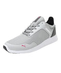 Puma Womens Cora WN's Black-Dark Shadow-Silver Sneaker - 4 UK