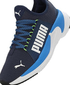 PUMA Unisex-Kid Softride Premier Slip-On Jr Persian Blue-Racing Blue-White Walking Shoe - 6 UK