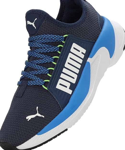 PUMA Unisex-Kid Softride Premier Slip-On Jr Persian Blue-Racing Blue-White Walking Shoe - 6 UK
