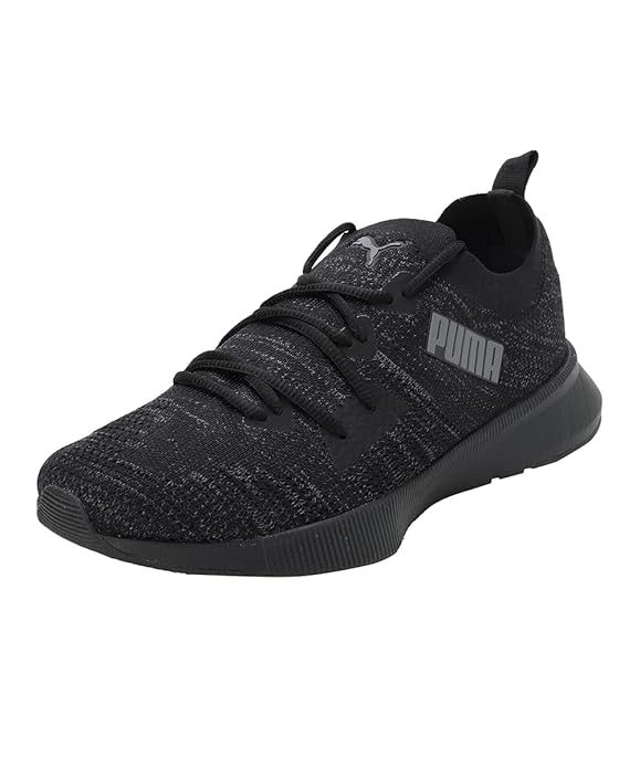 PUMA | Flyer Runner Engineered Knit Men's Shoes | Black-Asphalt | 10UK