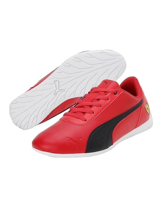 Puma Unisex Adult Ferrari Neo Cat Sneaker ( Rosso Corsa-Black , 7 )