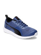 Puma Men Xyork Mu Idp Galaxy Blue-Puma Black Running Shoes-8UK