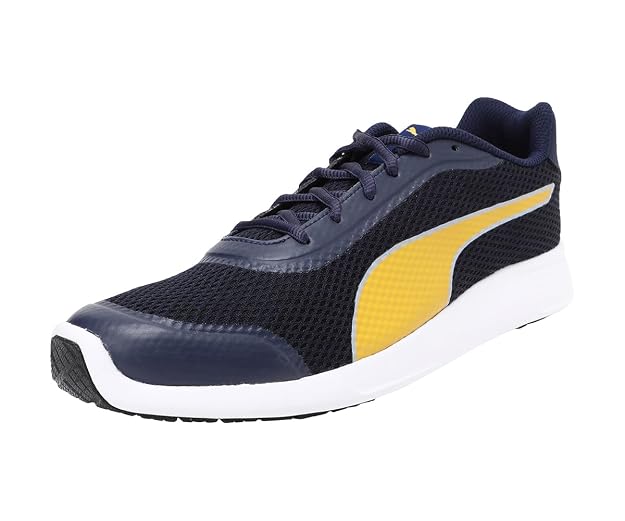 Puma mens FST Runner v2 Dark Shadow-Puma Silver-Quarry Running Shoe - 9 UK