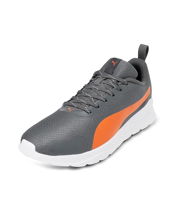 Puma Kenton Shoes For Mens  Castlerock-Vibrant Orange-8UK