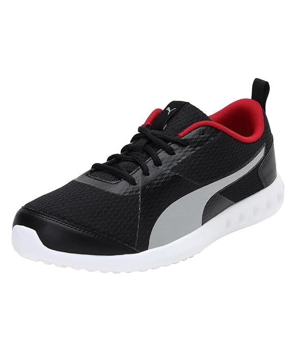 PUMA Men, Xyork MU IDP, Black-Barbados Cherry, Running Shoe, 6UK