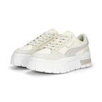 PUMA Womens Mayze Stack Luxe Wns Warm White-Marble Sneaker - 4 UK